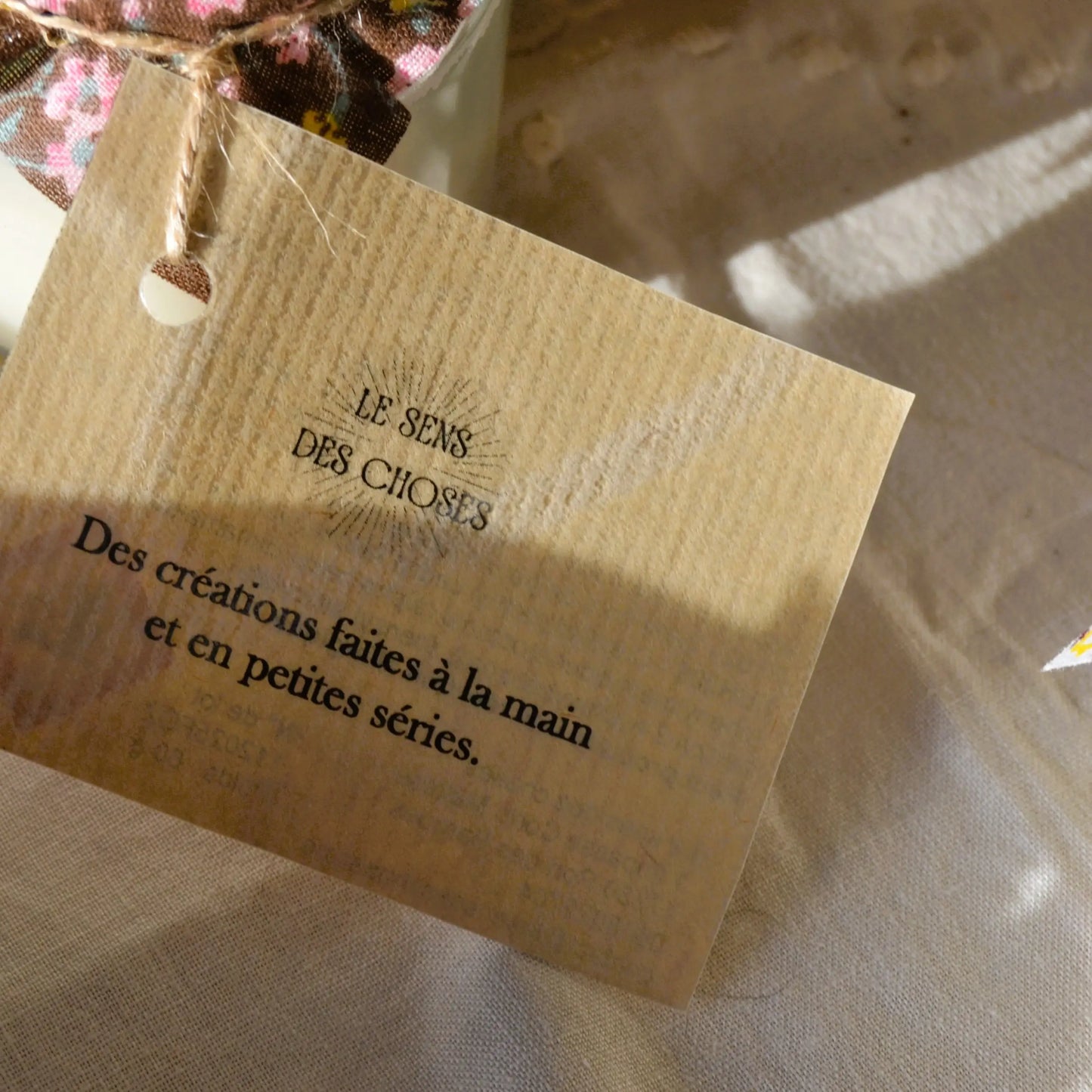 Mini-bougie artisanale et unique : le hasard fait bien les choses ! – Création artisanale | Le sens des choses – Boutique de bougies parfumées végétales et objets décoratifs écoresponsables