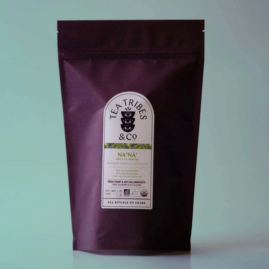 Thé vert BIO à la menthe Na'nâ' – Création artisanale | Le sens des choses – Boutique de bougies parfumées végétales et objets décoratifs écoresponsables