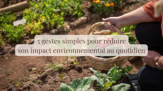 5 gestes simples pour réduire son impact environnemental au quotidien | Blog Rituels et inspirations slow life | Le sens des choses – Artisanat français éthique et bien-être