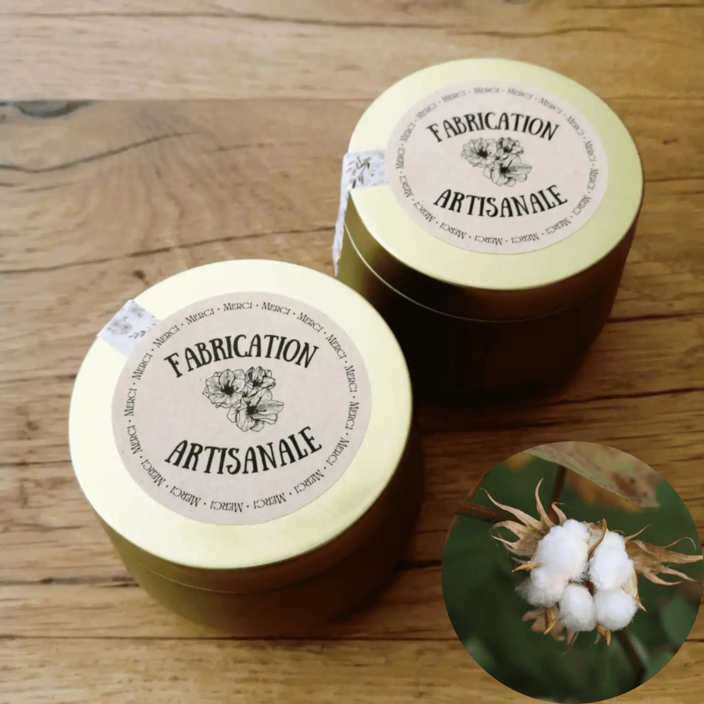 Suspensions parfumées fleur de coton (bocal de 5 à 7 pièces) – Création artisanale | Le sens des choses – Boutique de bougies parfumées végétales et objets décoratifs écoresponsables