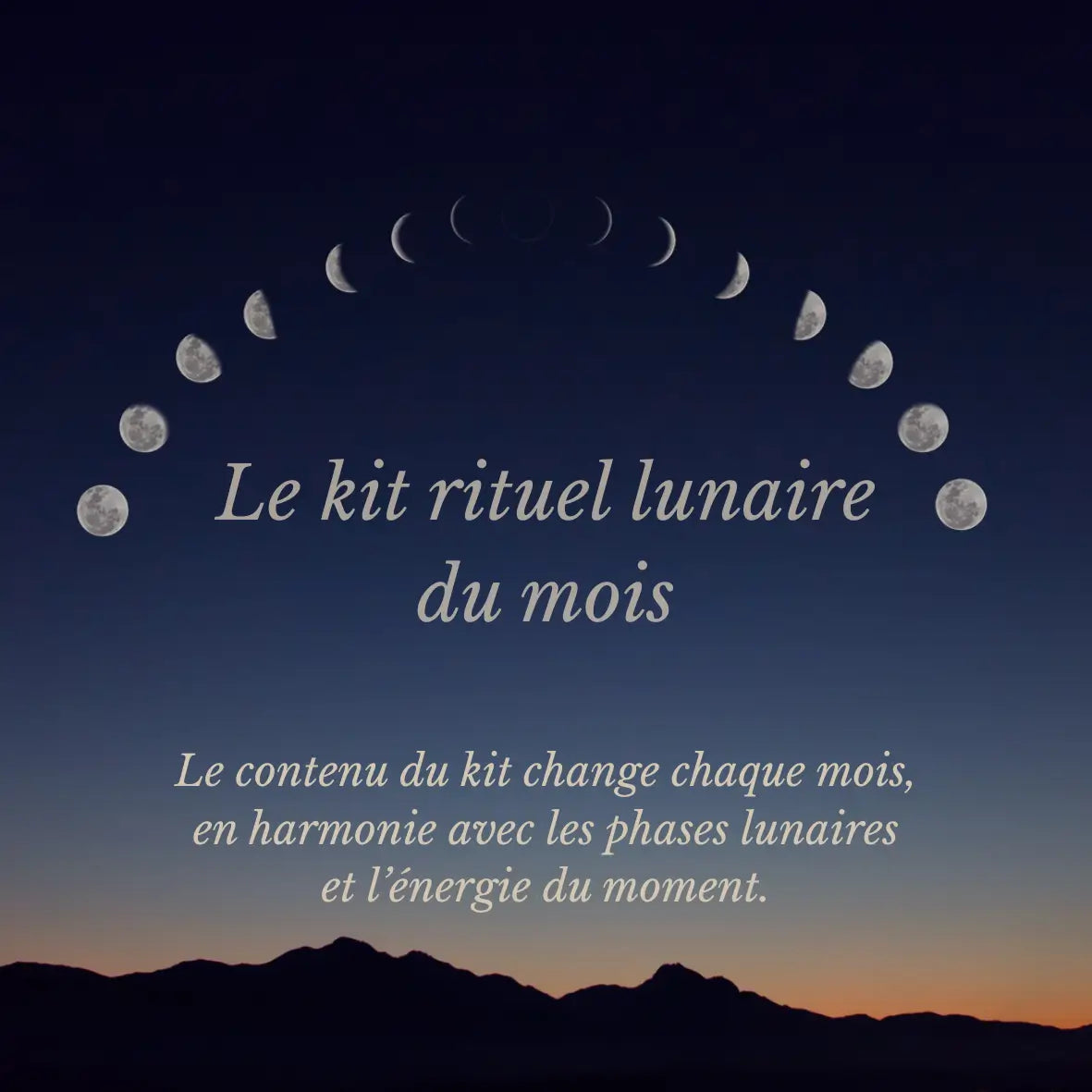 Le kit rituel lunaire du mois — janvier 2026 – Création artisanale | Le sens des choses – Boutique de bougies parfumées végétales et objets décoratifs écoresponsables