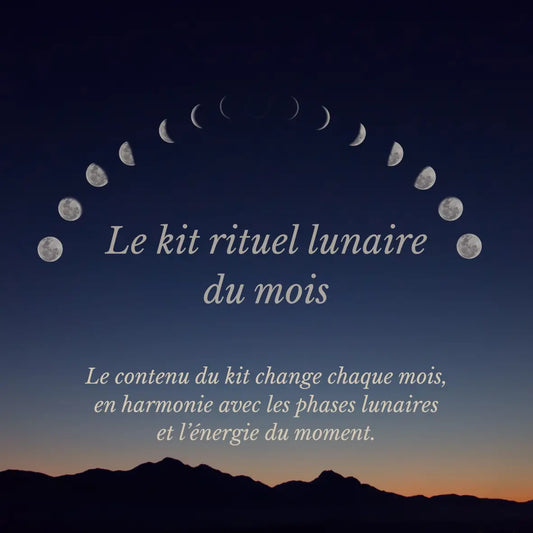 Le kit rituel lunaire du mois — janvier 2026 – Création artisanale | Le sens des choses – Boutique de bougies parfumées végétales et objets décoratifs écoresponsables