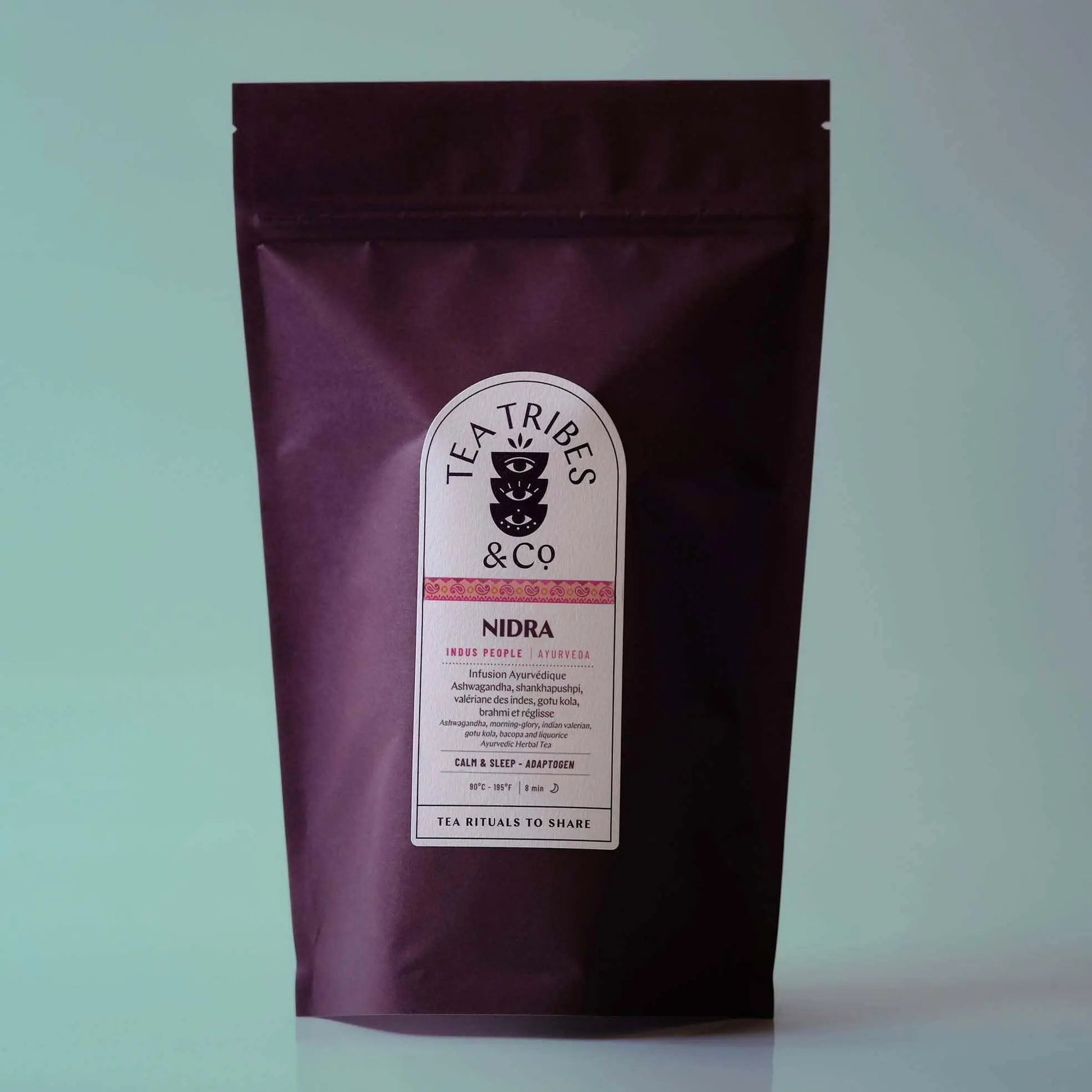 Infusion ayurvédique Nidra — sommeil et relaxation – Création artisanale | Le sens des choses – Boutique de bougies parfumées végétales et objets décoratifs écoresponsables