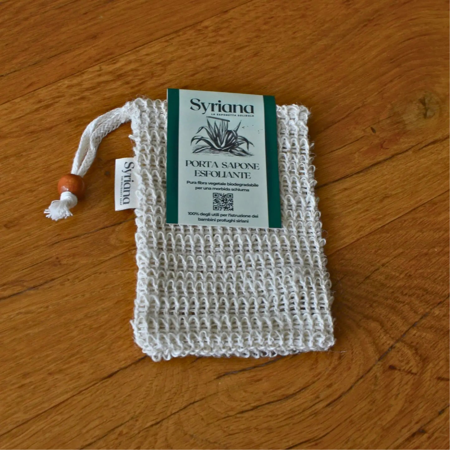 Sachet à savon en sisal naturel biodégradable – Création artisanale | Le sens des choses – Boutique de bougies parfumées végétales et objets décoratifs écoresponsables