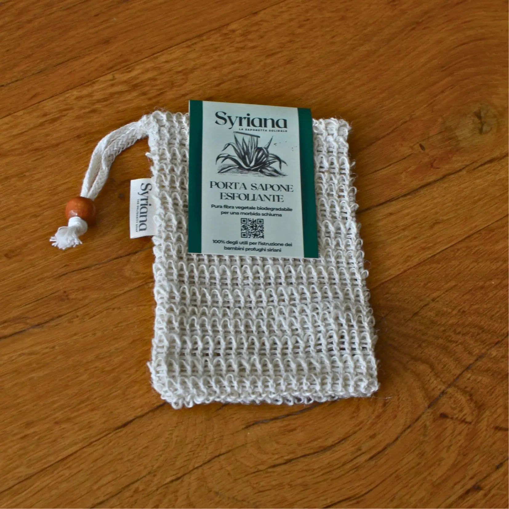 Sachet à savon en sisal naturel biodégradable – Création artisanale | Le sens des choses – Boutique de bougies parfumées végétales et objets décoratifs écoresponsables