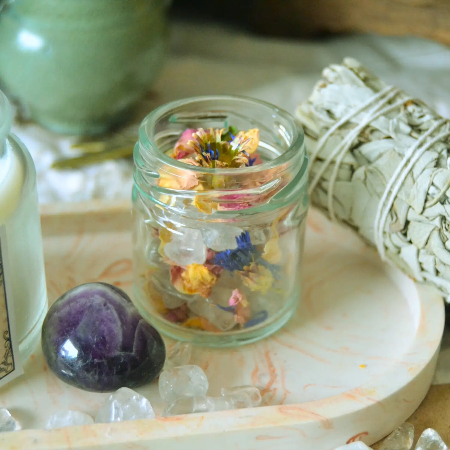 Coffret rituel de Pleine Lune 2026 — Pause et introspection – Création artisanale | Le sens des choses – Boutique de bougies parfumées végétales et objets décoratifs écoresponsables