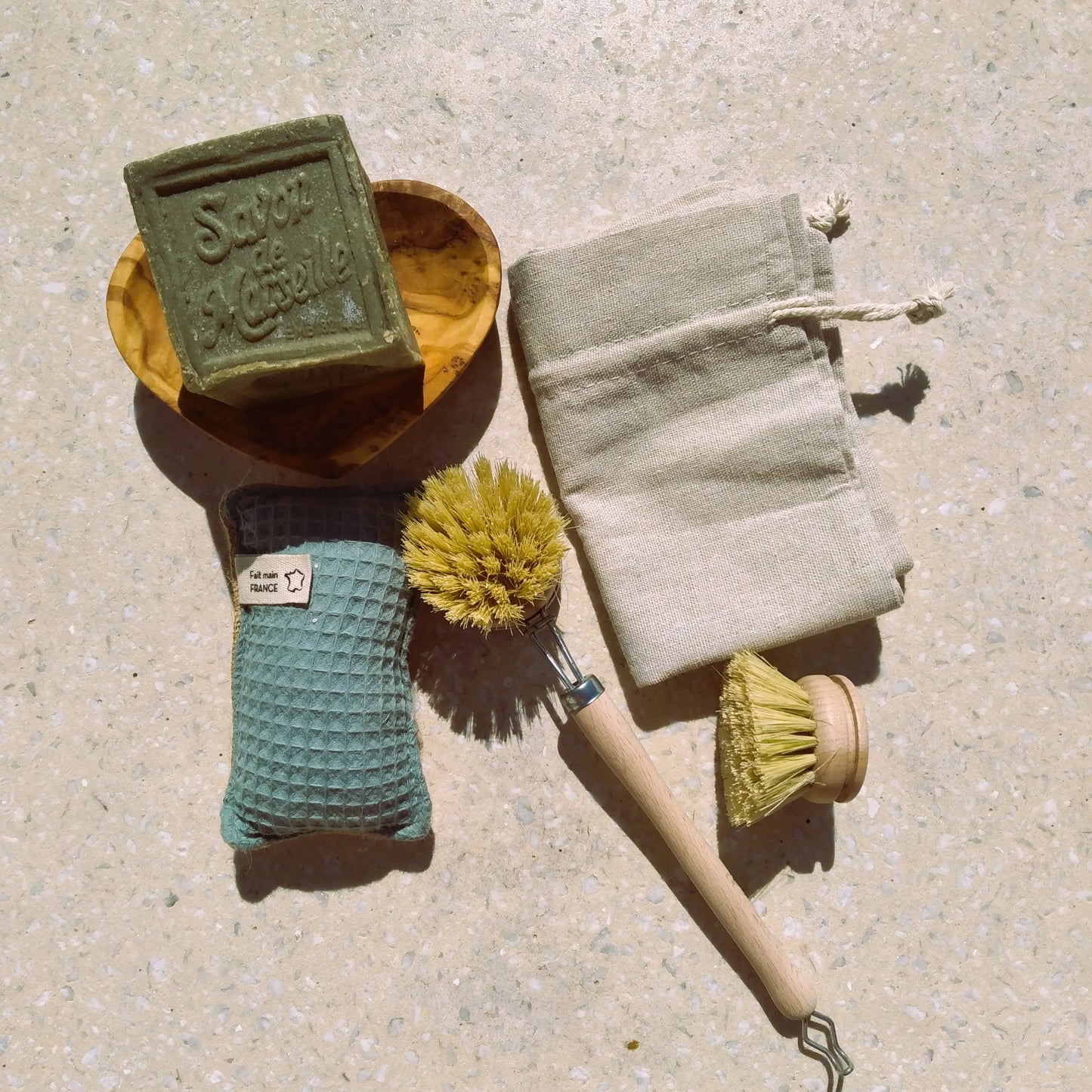 Kit cuisine écoresponsable — l’essentiel zéro déchet – Création artisanale | Le sens des choses – Boutique de bougies parfumées végétales et objets décoratifs écoresponsables