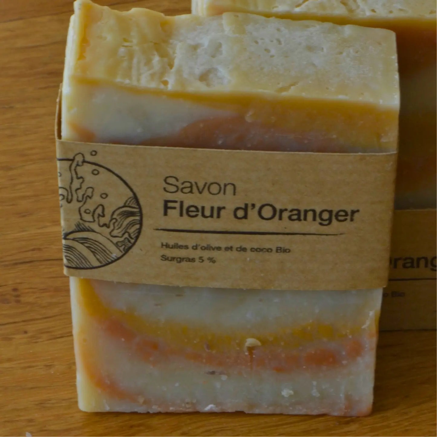 Savon artisanal surgras à la fleur d’oranger – Création artisanale | Le sens des choses – Boutique de bougies parfumées végétales et objets décoratifs écoresponsables