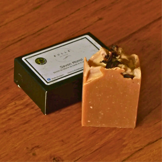 Savon surgras au monoî – Création artisanale | Le sens des choses – Boutique de bougies parfumées végétales et objets décoratifs écoresponsables