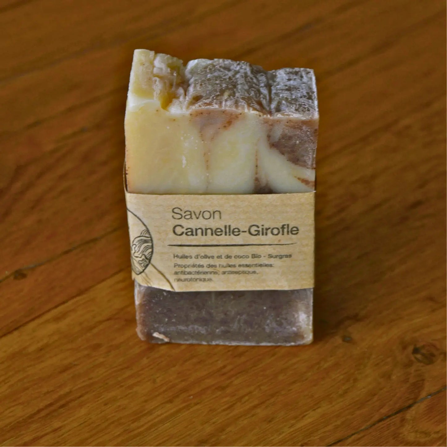Savon artisanal surgras à la cannelle et au girofle – Création artisanale | Le sens des choses – Boutique de bougies parfumées végétales et objets décoratifs écoresponsables